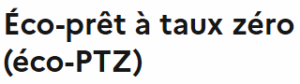 éco-prêt